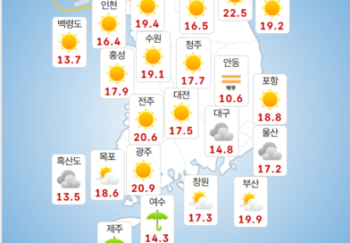 전국 일교차 확대 속 제주 중심 비…남해·해상 강풍 주의 [천지인뉴스]