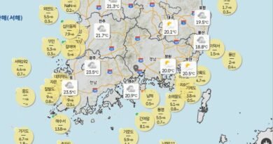 날씨,오늘~내일 전국 비, 남부지방과 제주도 매우 강하고 많은 비”[천지인뉴스]