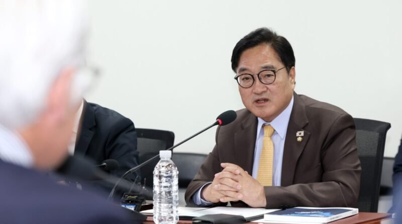 우원식 의장, ‘한반도 평화외교’ 해법 담은 자문위 결과 보고받아… 국익 중심 실용 외교 강조 [천지인뉴스]