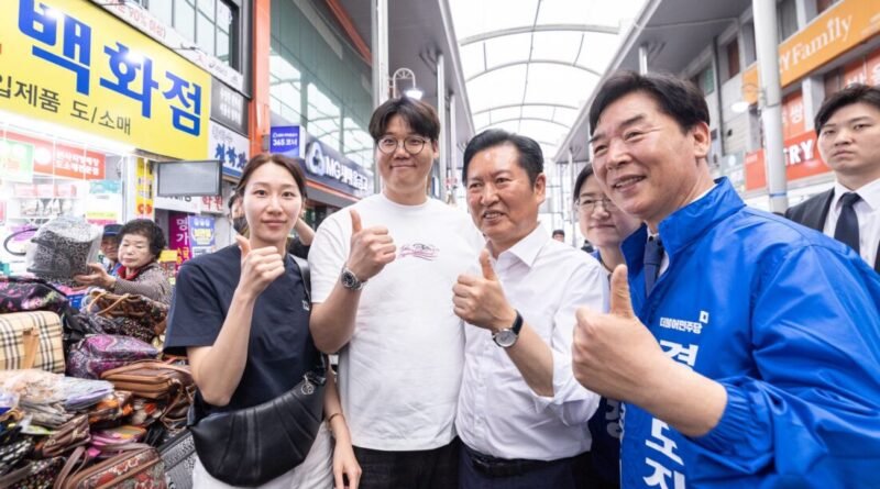 정청래 당대표, 포항서 ‘으라차차 오중기’ 외치며 경북 탈환 선언… “민주당의 아픈 손가락, 이제는 기적 만들 때” [천지인뉴스]
