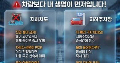 “타이어 절반 잠기면 즉시 대피해야” 경남소방, 장마철 지하공간 ‘핵심 행동 요령’ 강조[천지인 뉴스]