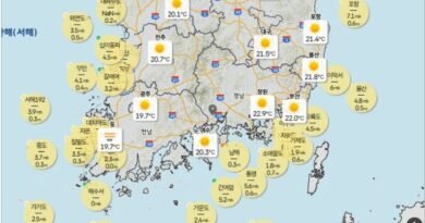 오늘 강원도, 모레 전국 내륙 중심 소나기, 돌풍.천둥.번개, 우박 유의”[천지인뉴스]