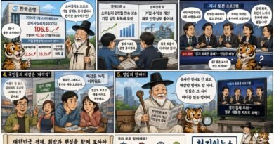 [천지인뉴스 오늘의 만평]”경기는 봄바람, 지갑은 아직 눈치 보기”