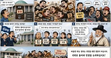 천지인뉴스 오늘의 만평,「국회는 비우고, 투견장은 만원!」[천지인뉴스]