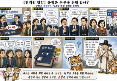 천지인 영감의 시사만평,규칙은 누구를 위해 있나?[천지인뉴스]