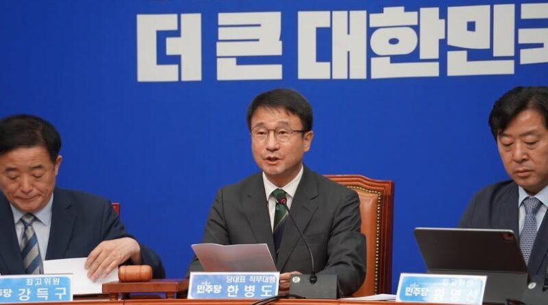한병도 “국민의힘, 민생 보이콧 몽니… 철없는 투정 그만둬야” [천지인뉴스]
