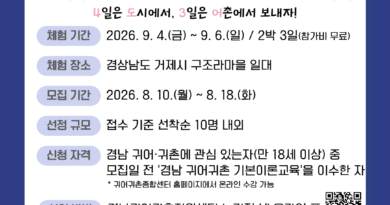 경남 양식업 직접 경험할 기회! 경남도, ‘4도3어촌’ 양식업 체험 참가자 모집![천지인 뉴스]