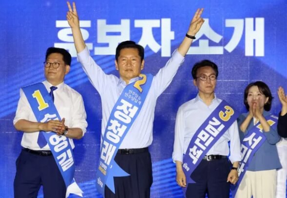 [속보]민주 당대표 경선 부울경 당원투표 합산서 정청래 승리46.65%
