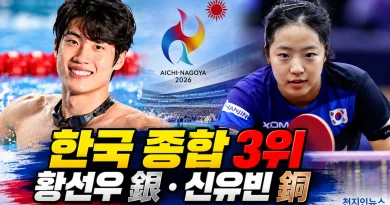 [천지인뉴스] 오상욱·추가은 금빛 합창…한국, 아시안게임 종합 3위 지켰다