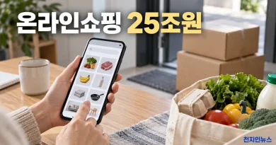 [천지인뉴스] 7월 온라인쇼핑 25조원 돌파…자동차 31.1%·음식서비스 8.9% 증가