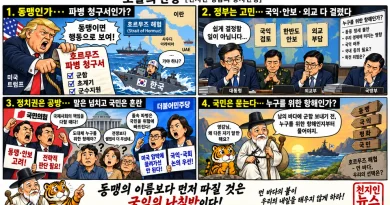 【천지인 영감】 동맹인가, 파병 청구서인가 [천지인뉴스]