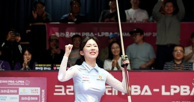 [천지인뉴스] 정수빈, 이미래 꺾고 LPBA 생애 첫 우승…당구장 아르바이트에서 프로 정상까지 1497일의 도전