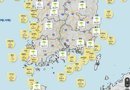 날씨,전남권과 경남권, 제주도 중심 강하고 많은 비, 풍랑/너울 유의”