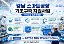 남해군, 경남형 스마트공장 기초구축 지원사업 추가모집[천지인 뉴스]