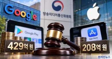[천지인뉴스] 구글·애플 ‘인앱결제 강제’ 제재…과징금 637억 원, 외부결제 허용·수수료 개선 명령